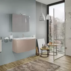 Mobilier baie, 80, cu sertar, cappuccino, 80 x 49 x 41 cm  - 4