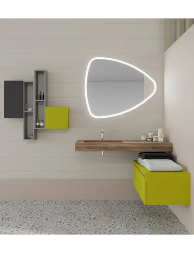 Lavoar din HPL, 100 cm, miere, Idea - 1