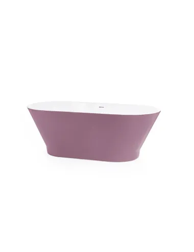 Cada baie freestanding Oslo pastel-violet 170cm X 80cm - 2