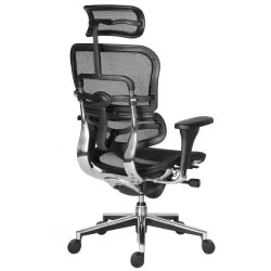 Scaun birou executiv ergonomic mesh negru  - 2