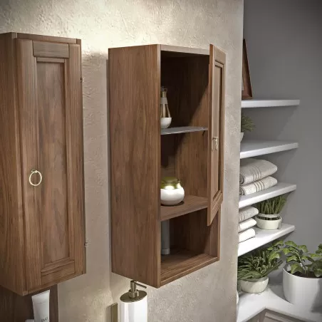 Dulăpior supsendat, 1 ușă, nuc, Legno Massello  - 1