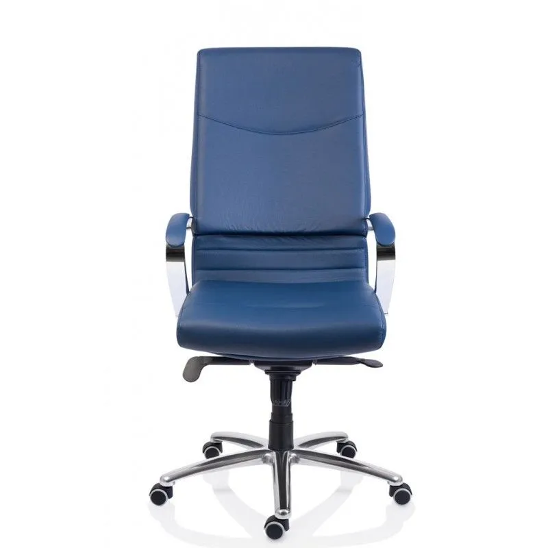 Scaun birou piele-eco albastru Sett - 1 Scaun birou piele-eco albastru Sett - 1