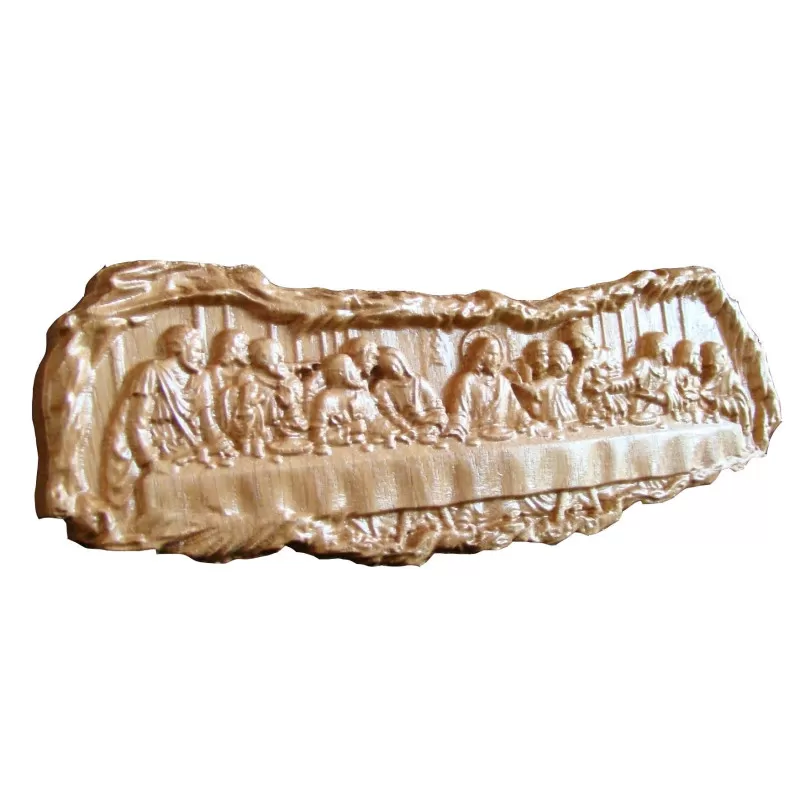 Icoana sculptata Cina cea de Taina, stejar, 26x9 cm  - 2