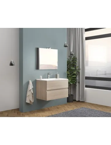 Set mobilier baie Easy80 Rovere Fumo - 1