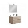 Set mobilier baie Easy80 Rovere Fumo - 4