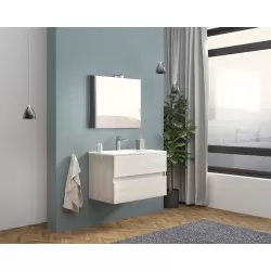 Set mobilier baie Easy80 Rovere Grigio  - 1
